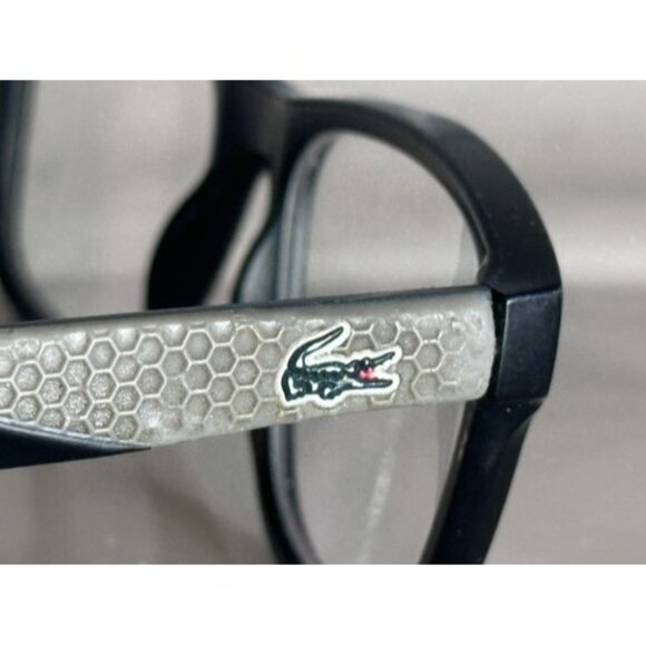 Lacoste Eyeglass Frames 54-17-150 Black L2862 Preppy Alligator Rectangular Izod - Picture 7 of 7